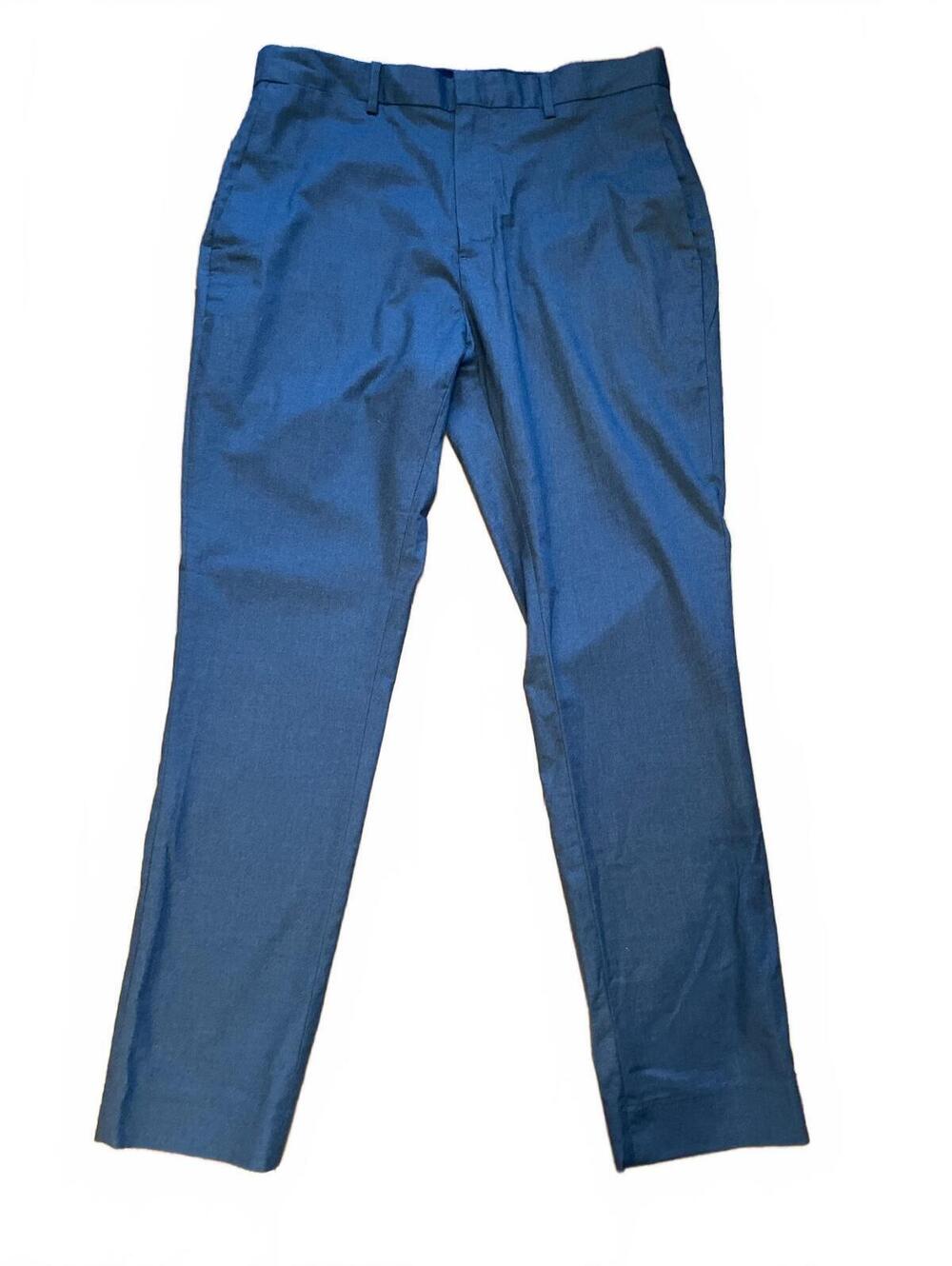Banana Republic Men’s Core Temp Slim Pants Charcoal Gray 31x30 Non-Iron Stretch